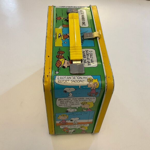 Vintage Peanuts Charlie Brown Metal Lunch Box by Thermos very clean! - Picture 14 of 16